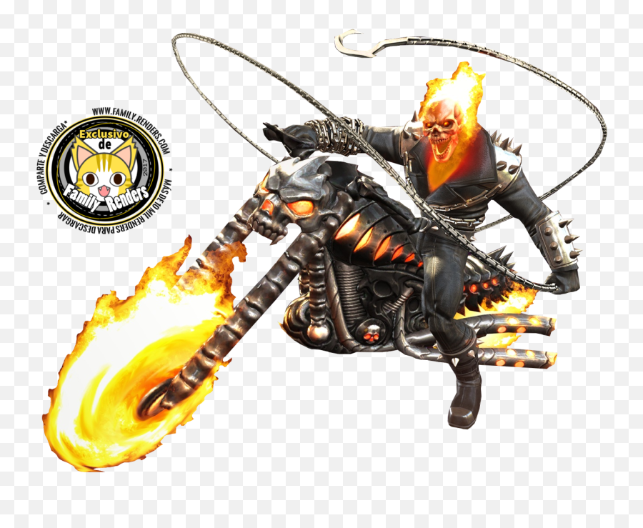 Render Ghost Rider - Ghost Rider Render Png,Ghost Rider Transparent