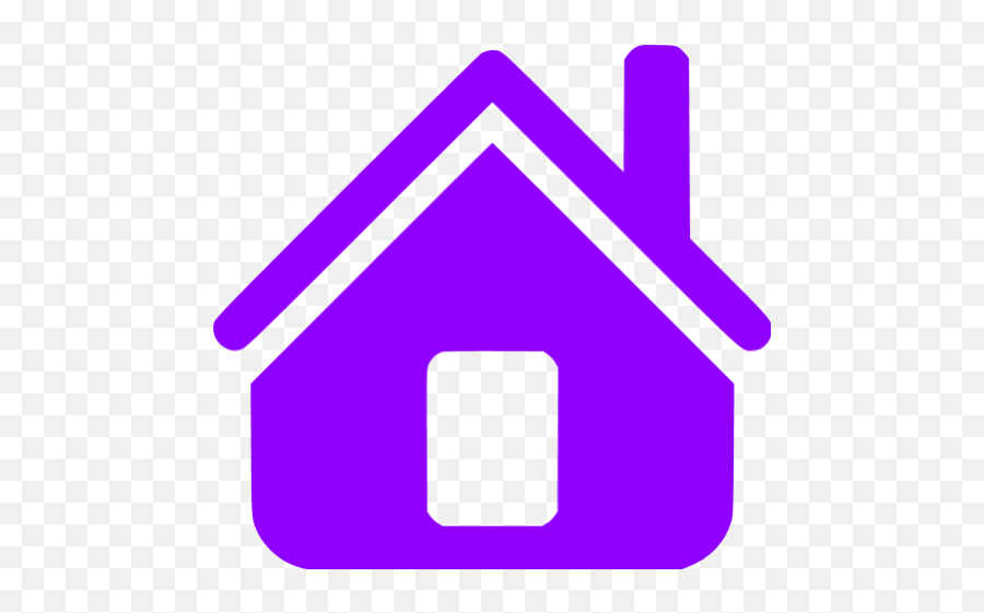 Violet Home Icon - Free Violet Home Icons Home Png Icon Black,Animation Icon Png