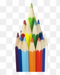Pencils Png And Vectors For Free - Colour Pencil Clipart Transparent,Colored Pencils Png
