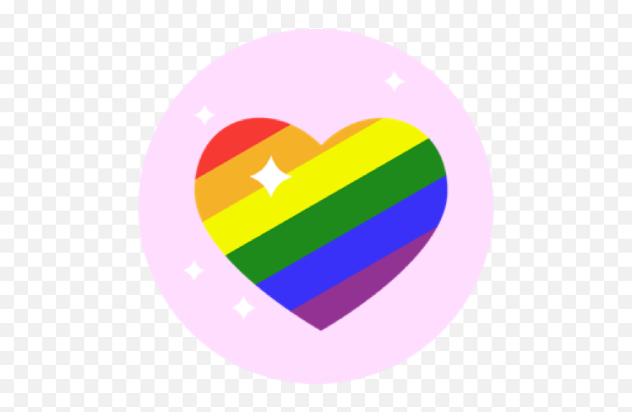 Pg Love - Rainbow Sticker Pack From Photo Grid Apk 10 Girly Png,Apps With A Heart Icon