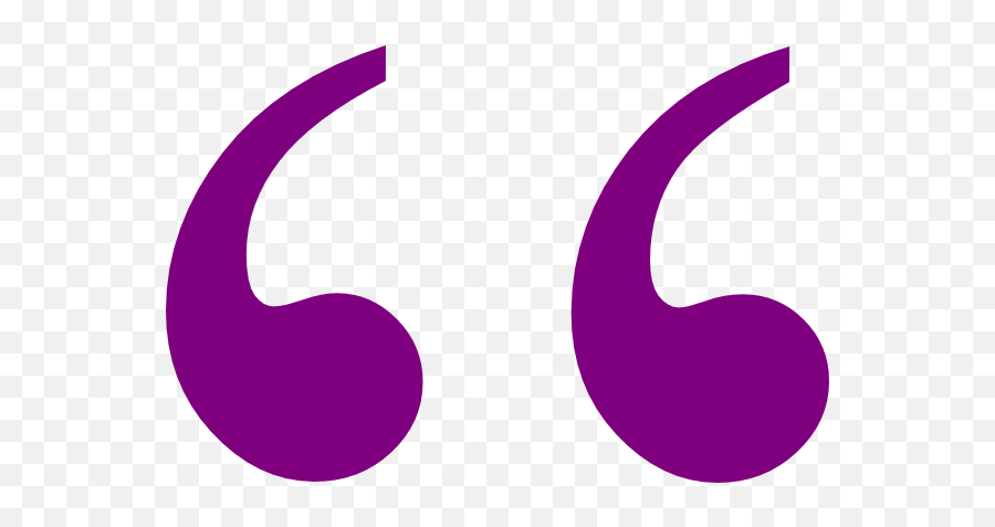 Purple Quotation Mark Clip Art - Purple Speech Marks Png,Quotation Mark Png