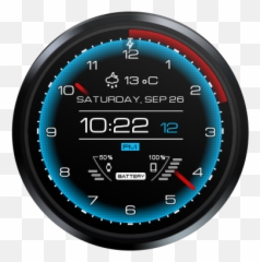 Updated Futuristic Watch Face Pc Android App Mod - Caron Marble Cakes Crochet png
