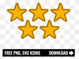 Free 5 Stars Icon Symbol Png Svg Download
