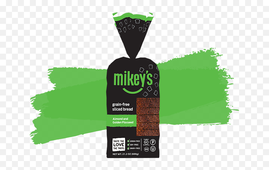 Almond U0026 Golden Flaxseed - Mikeys Gluten Free Pocket Png,Slice Of Bread Png