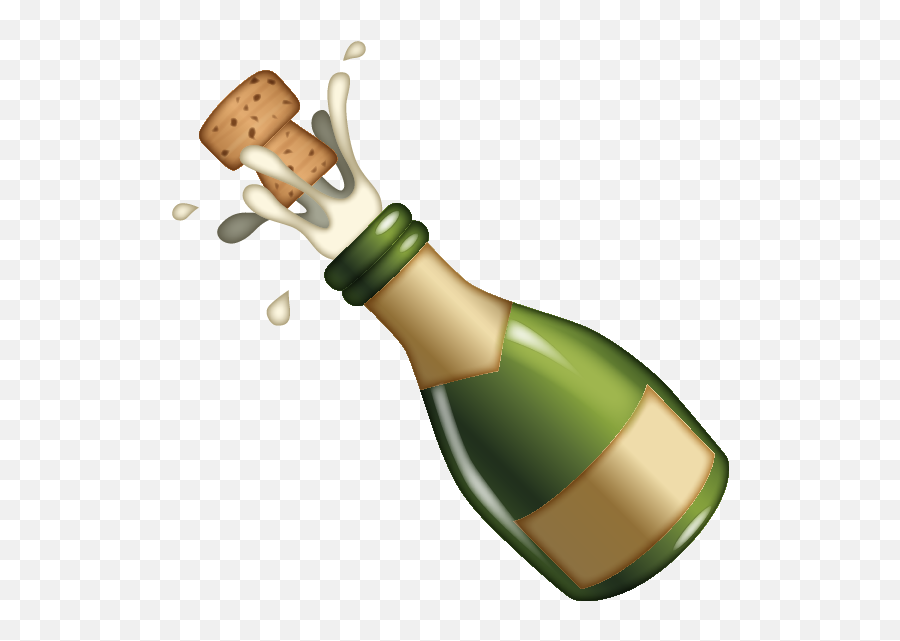 Emoji U2013 The Official Brand Bottle With Popping Cork - U1f37e Bottle With Popping Cork Emoji Png,Champagne Popping Png
