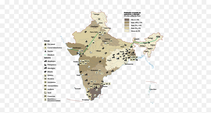 India Economic Map - India Economic Map Png,India Map Png