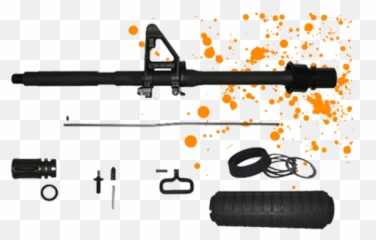 Del Ton Rifle Kits U0026 Ar 15 Rifles Gun Supplies - Paint Splatter Png Transparent,Rifle Png