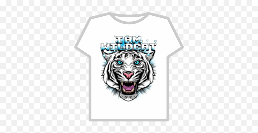 I Am Wild Cat Logo Png - Roblox Am Wildcat Logo,Cat Head Png