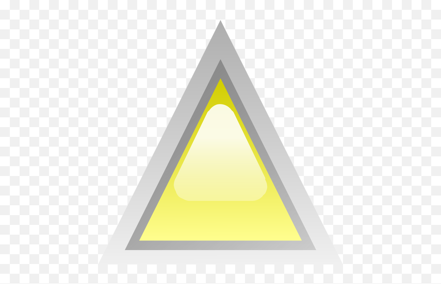 Yellow Led Triangle Vector Illustration - Lighthouse Park Png,Triangle Vector Png