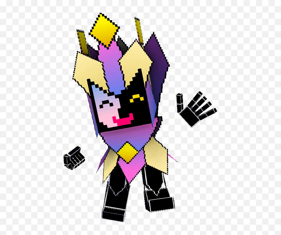 Dimentio But He Is In Minecraft Now - Wallpapers And Art Illustration Png,Minecraft Diamond Png