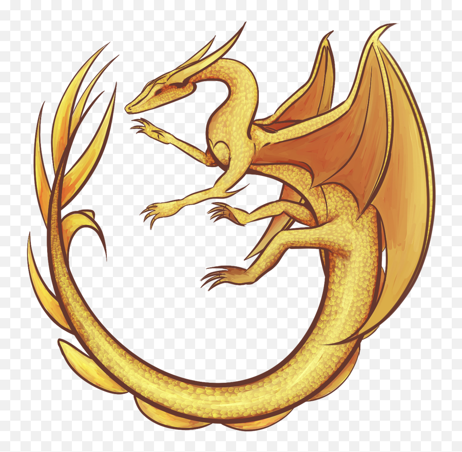 Vector Gold Dragon - Gold Dragon Transparent Background Gold Dragon Transparent Background Png,Dragon Clipart Transparent Background
