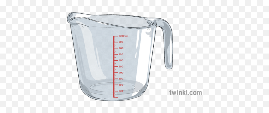 Measuring Jug Ml Mililitres - Measuring Jug Ml Transparent Png,Measuring Cup Png