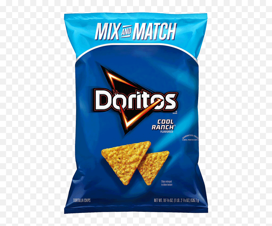 Doritos Cool Ranch Tortilla Chips 18875 Oz U2022 Thirstyrun - Cool Ranch Doritos Png,Doritos Transparent