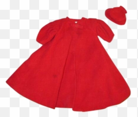 Download Vintage Barbie Red Flare Coat And Hat - Polarn O Pattern png