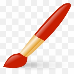 Stock Brush Red - Paint Clip Art Png Download Full