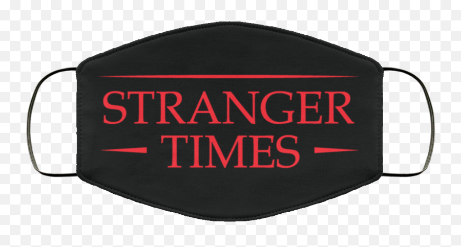 Stranger Times From Things Tv Show Movies Face Mask - Keychain Png,Stranger Things Logo Transparent