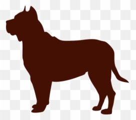 Perro Pitbull Png 2 Image - Silueta De Perro Pitbull,Pitbull Png