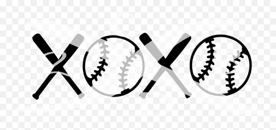 Xoxo Baseball U2014 2 Crazy B Designs Vinyl Png Sub