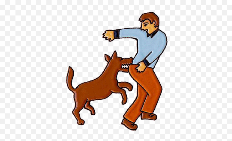 Download Free Png Dog Bite - Dog Biting A Person Cartoon,Bite Png