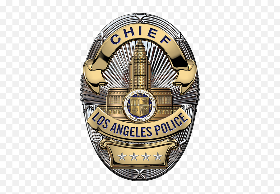 Police Badge Png - Los Angeles Police Badge Lieutenant,Police Badge Transparent