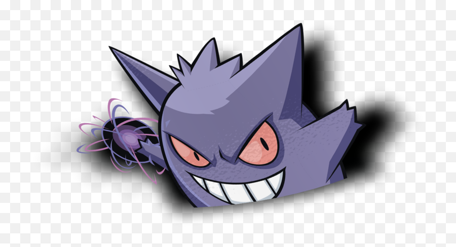 Gengar Peeker Sticker - Gengar Peeker Sticker Png,Gengar Png