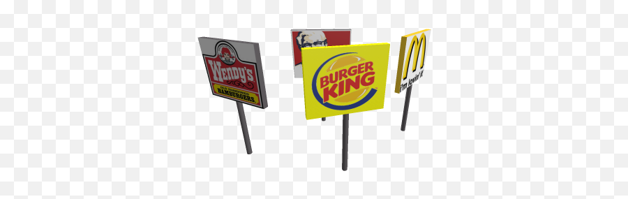 Mcdonaldu0027skfcu0027swendyu0027sburgeru0027s Kingu0027s Sign Roblox Burger King Png Free Transparent Png Images Pngaaa Com - burger king roblox