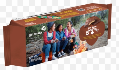 Smores - Smores Girl Scout Cookie Box Full Size Png Girl Scouts Of The Usa,Smores Png