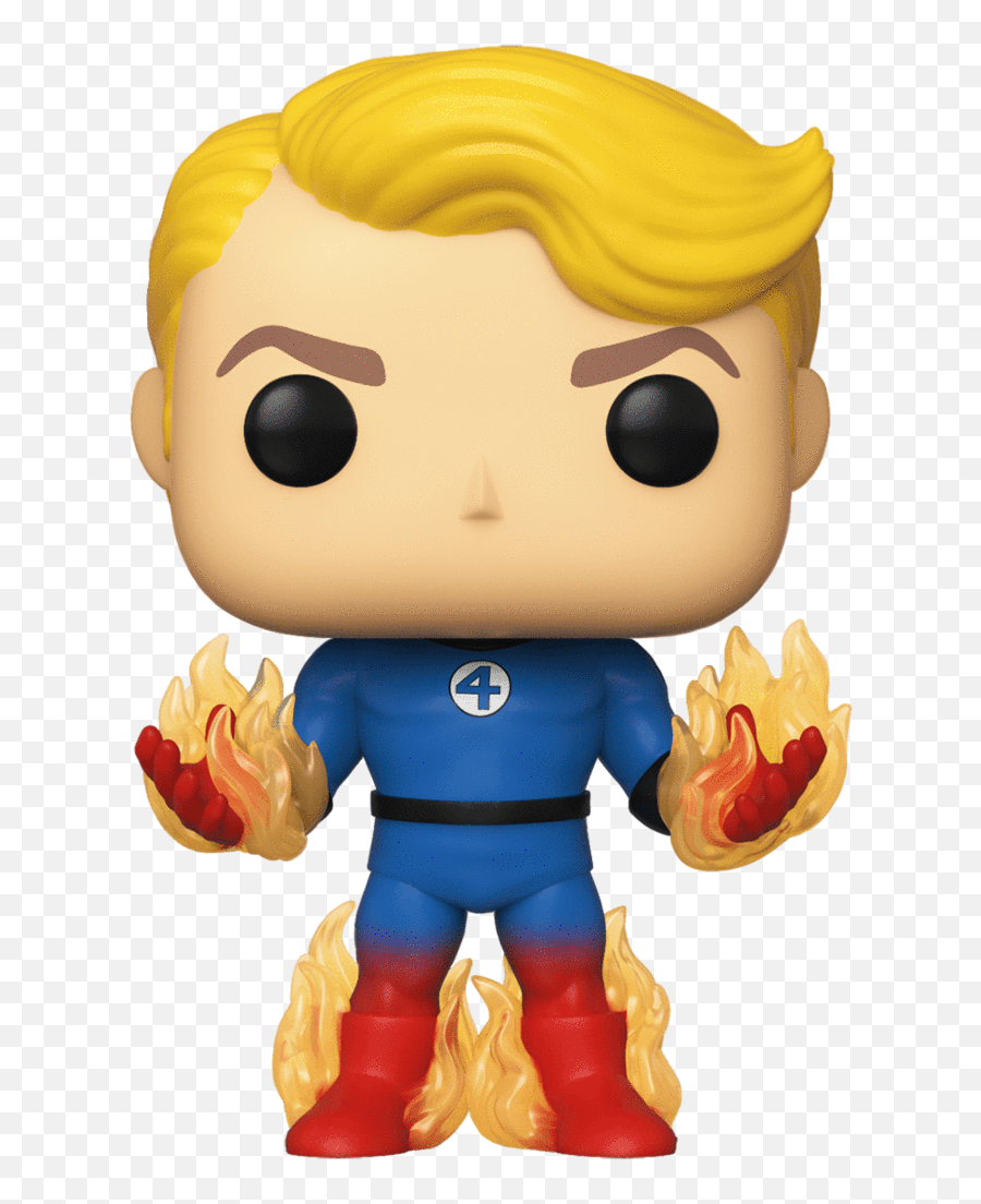 Fantastic Four Funko Human Torch - Funko Pop Human Torch 568 Png,Human Torch Png