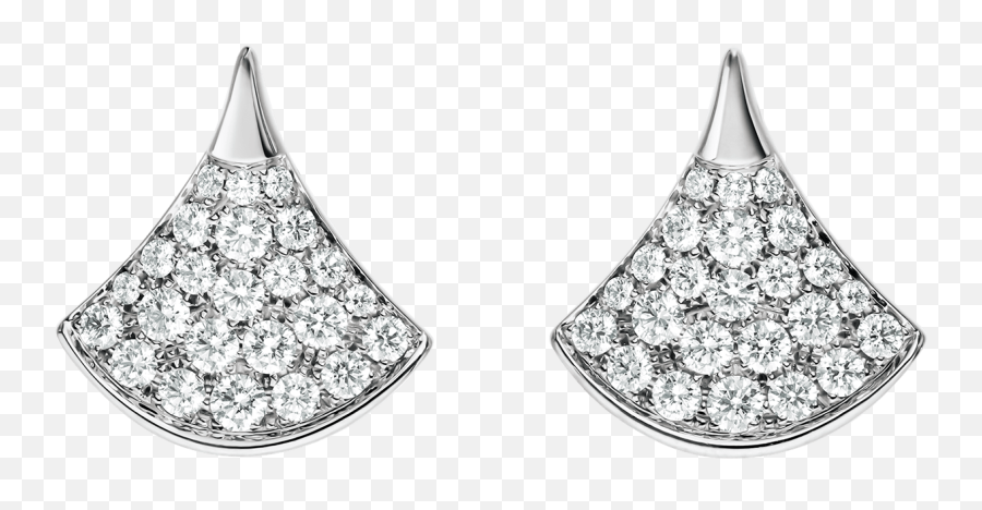 Divasu2019 Dream Earrings - Bvlgari White Gold Earings Png,Diamond Earrings Png