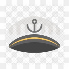 Yacht Captain Cap Icon Of Flat Style - Louvre Png,Captain Hat Png