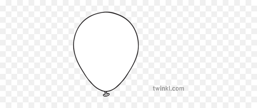 Red Balloon Black And White Illustration - Twinkl Vertical Png,Red Balloon Transparent