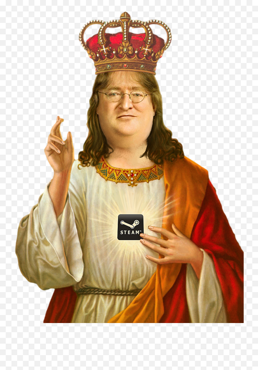 Gabe Newell - Lord Gaben Png,Gabe Newell Png