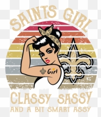 Saints Girl New Orleans Svg - Hair Design png