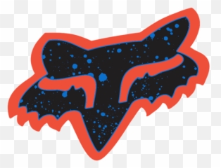 Fox Head 4 - Racing Paint Splatter png