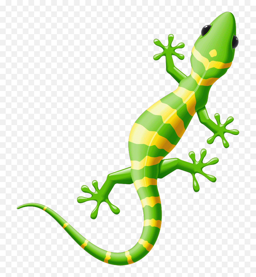 Iguana Clipart Yellow Spotted Lizard - Gecko Clipart Png,Lizard Transparent Background
