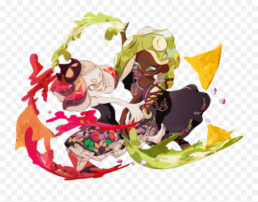 Splatoon 2 Final Splatfest Pearl - Salsa Vs Guac Splatfest Art Png,Pearl Splatoon Icon