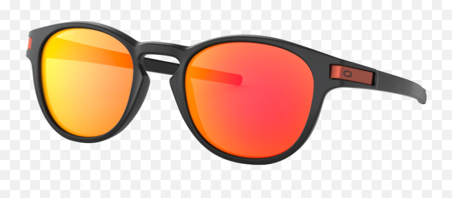 Oakley Latch Matte Black Sunglasses W Prizm Ruby Lens - Oakley Latch Prizm Red Png,Oakley Metal Icon