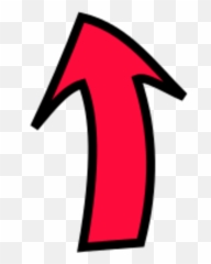 Arrow Pointed Svg Free Png Files - Curved Red