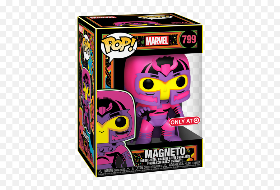 New Black Light Funkos And Accessories Arrive - Blacklight Magneto Funko Pop Png,Marvel Icon Pack