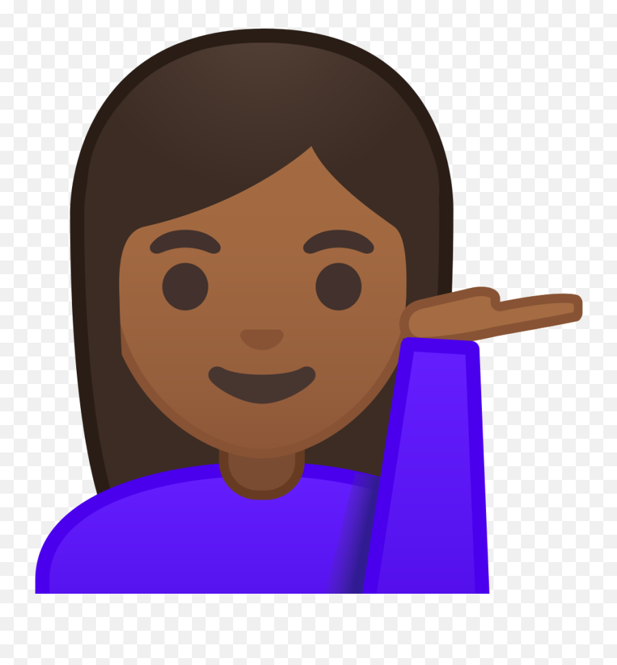 Download Hd Svg Png - Woman Tipping Hand Face Emoji Of Girl,Woman Transparent