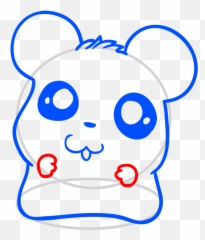Learn How To Draw Cute Hamster - EASY TO DRAW EVERYTHING Hamsters Easy Drawings png