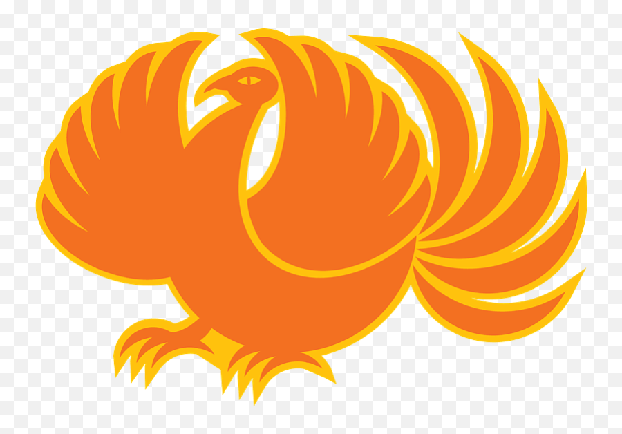 Orange Phoenix Clipart Transparent - Clipart World Chicken Png,Phoenix Icon Png