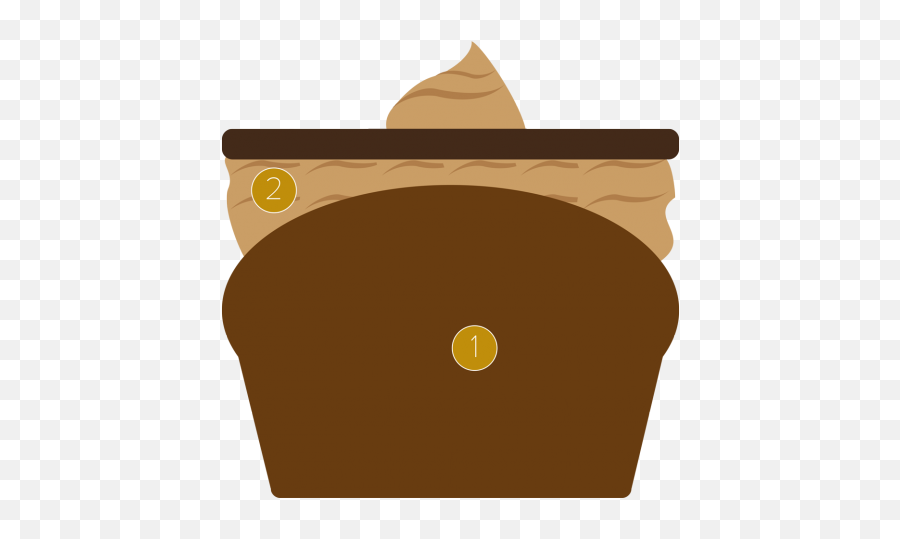 Vanilla And Praline Cupcake Callebaut - Dessert Png,Pour Sugar Icon