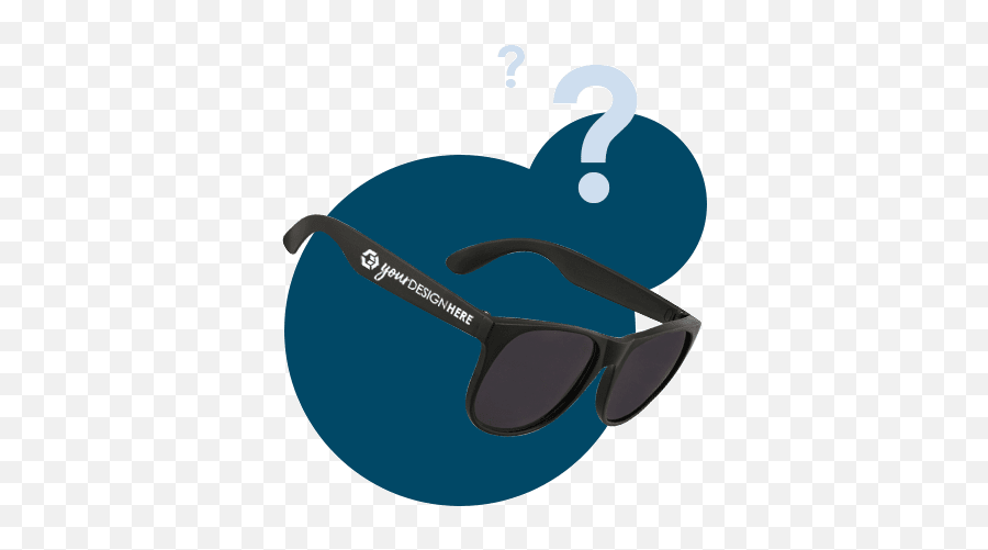 Custom Sunglasses - Bulk Personalized Sunglasses Less Than Bottle Png,Fashion Icon With Big Glasses