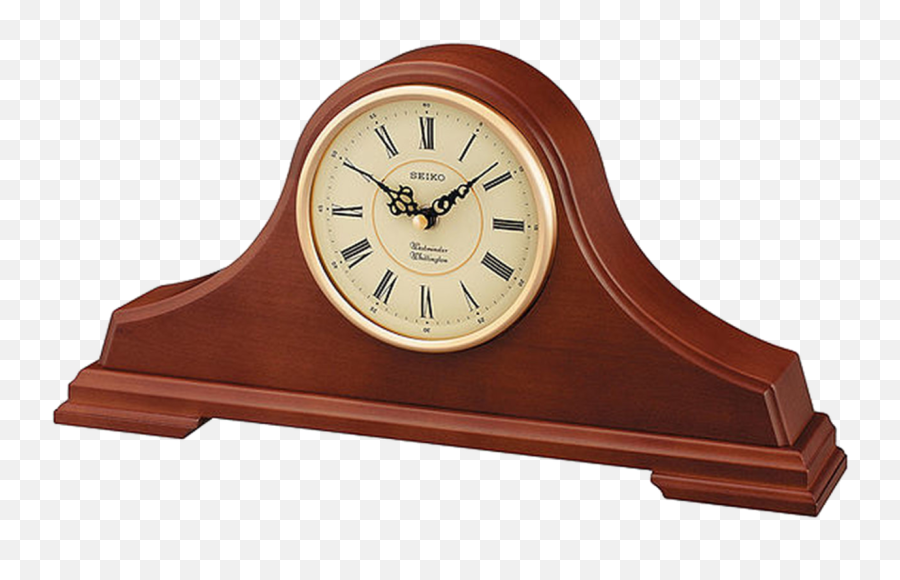 Seiko Qxj008blh Kaito Mantel Chime Clock White Dial - Seiko Mantle Clock Wood Png,Kaito Icon