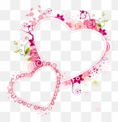 Love Frame Png Download - Heart Transparent Background