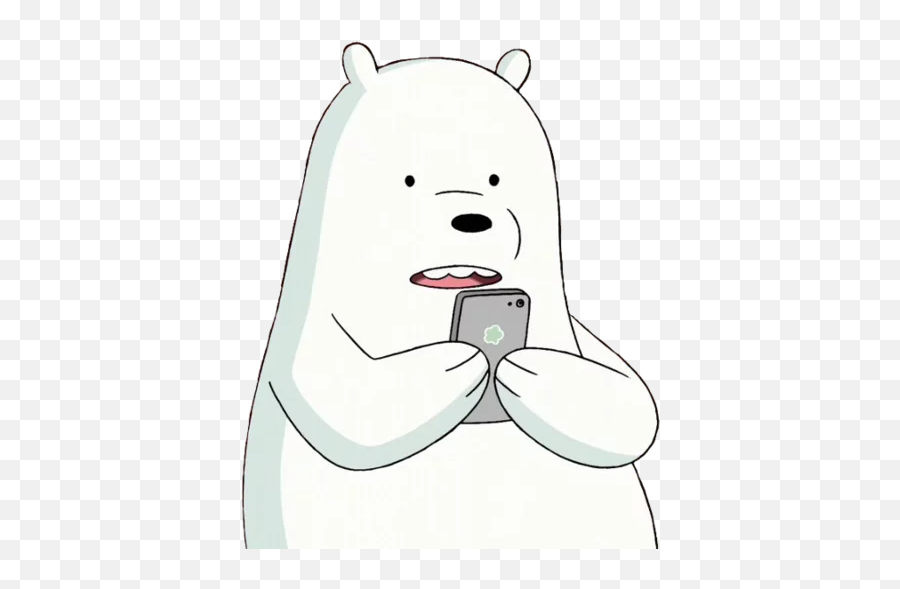 Telegram Sticker From Wbb - Ice Bear Pack Mobile Phone Png,Ice Bear Icon