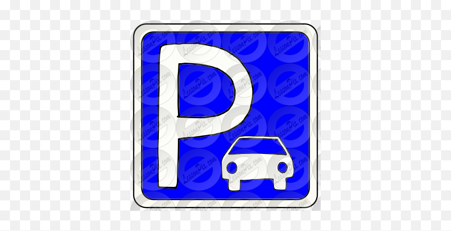 Parking Picture For Classroom Therapy Use - Great Parking Vertical Png,Icon Car Parking