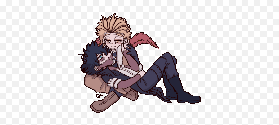 Hotwings Hawks Sticker - Hotwings Hawks Dabi Discover Dabi X Hawks Png,Hawks Icon