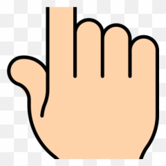 Clip Art Pointing Finger - Hand Vector Free png